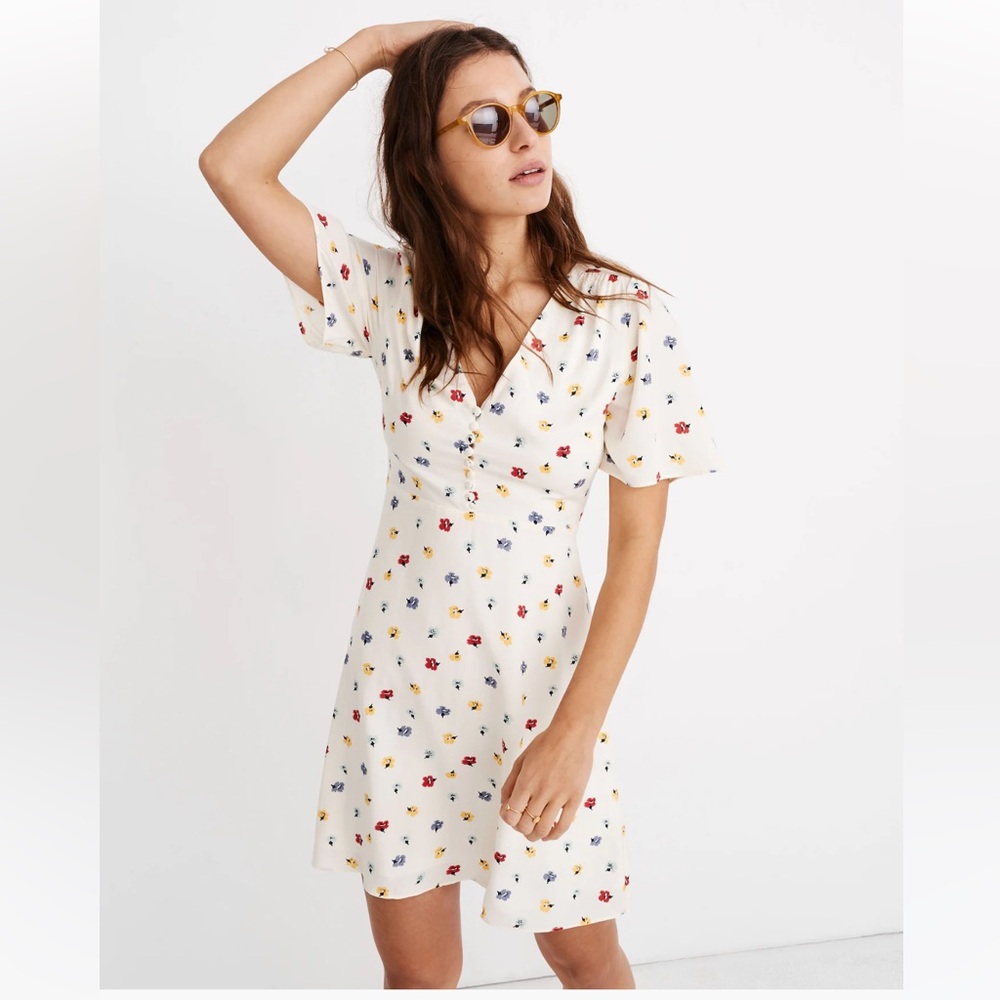 Madewell Orchard Floral Dress